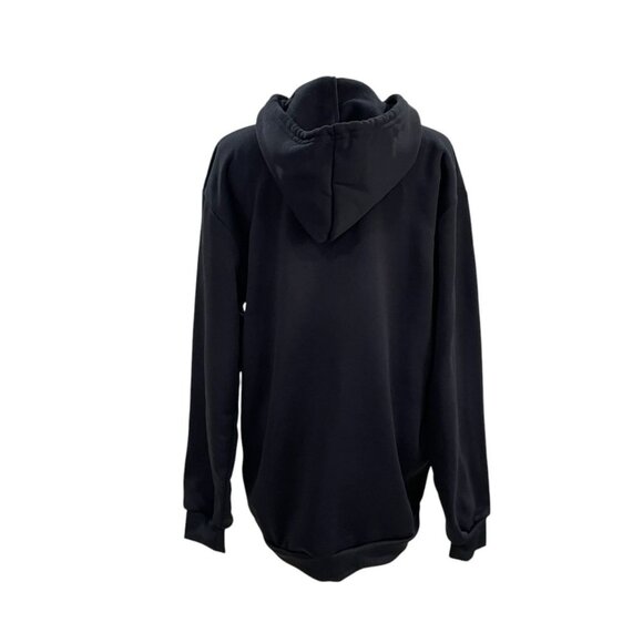 Let It Snow Hoodie XL Black Christmas Fleece Coquette Soft Girl Winter Holiday - Picture 8 of 8